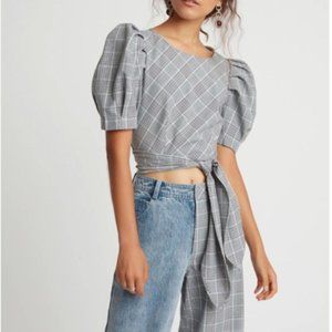 Choosy Jodie top Houndstooth